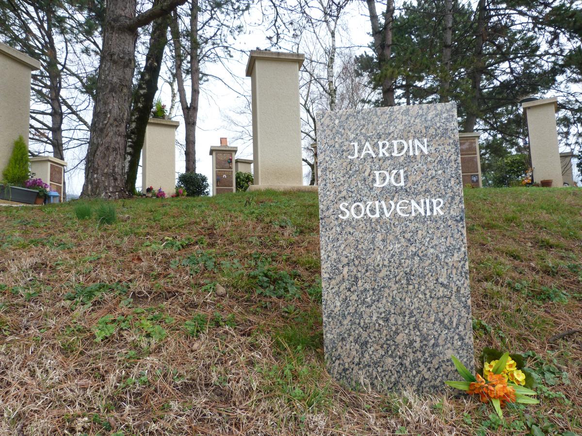 Jardin du Souvenir au cimetière du Vorzaret à Voreppe
