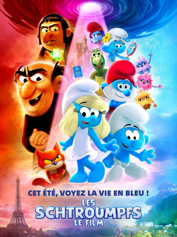 affiche schtroumpfs