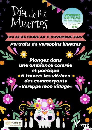Affiche dia de los muertos