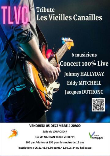 affiche concert téléthon