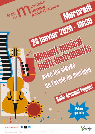Affiche moment musical