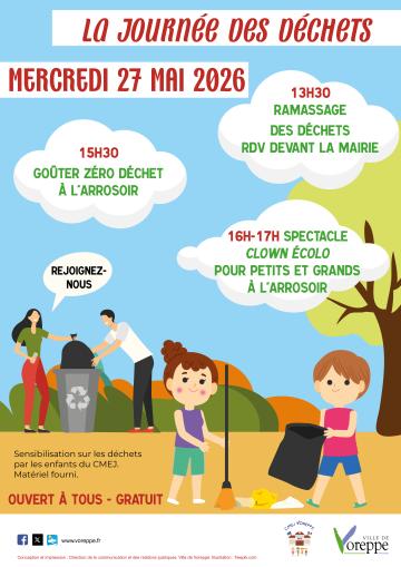affiche journée dechets