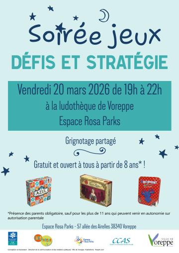 affiche soirée jeux