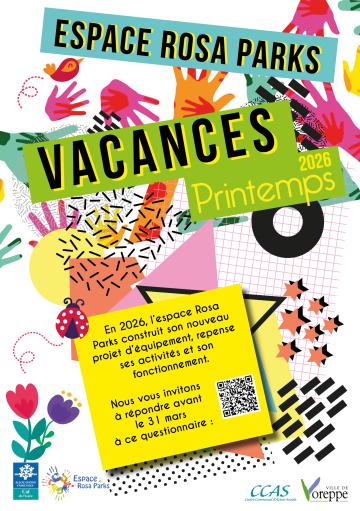 affiche vacances printemps