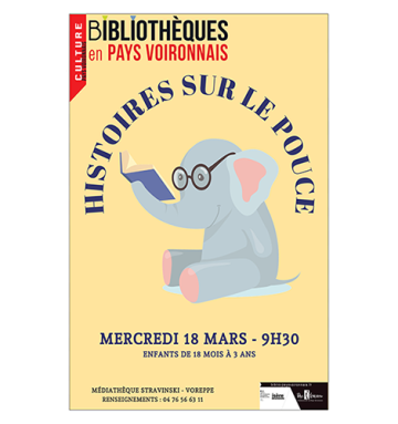 Affiche médiathèque