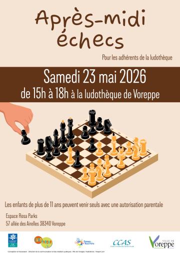 affiche echecs