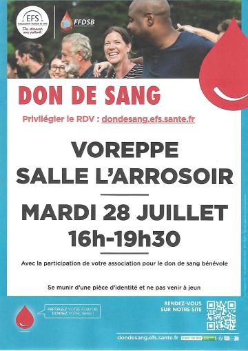 affiche don de sang
