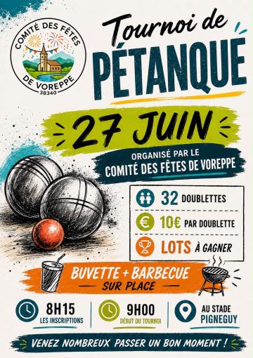 tournoi de pétanque