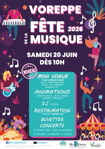 affiche fête de la musique