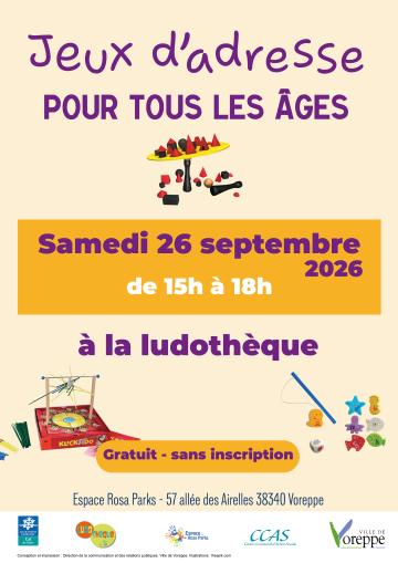Affiche jeux adresse