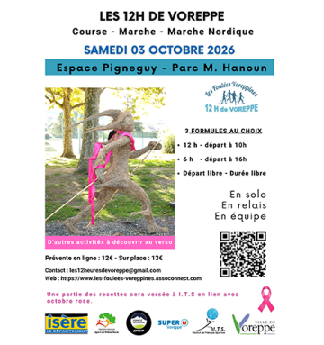 Affiche 12h de Voreppe