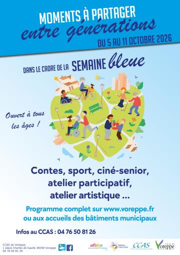 affiche semaine bleue
